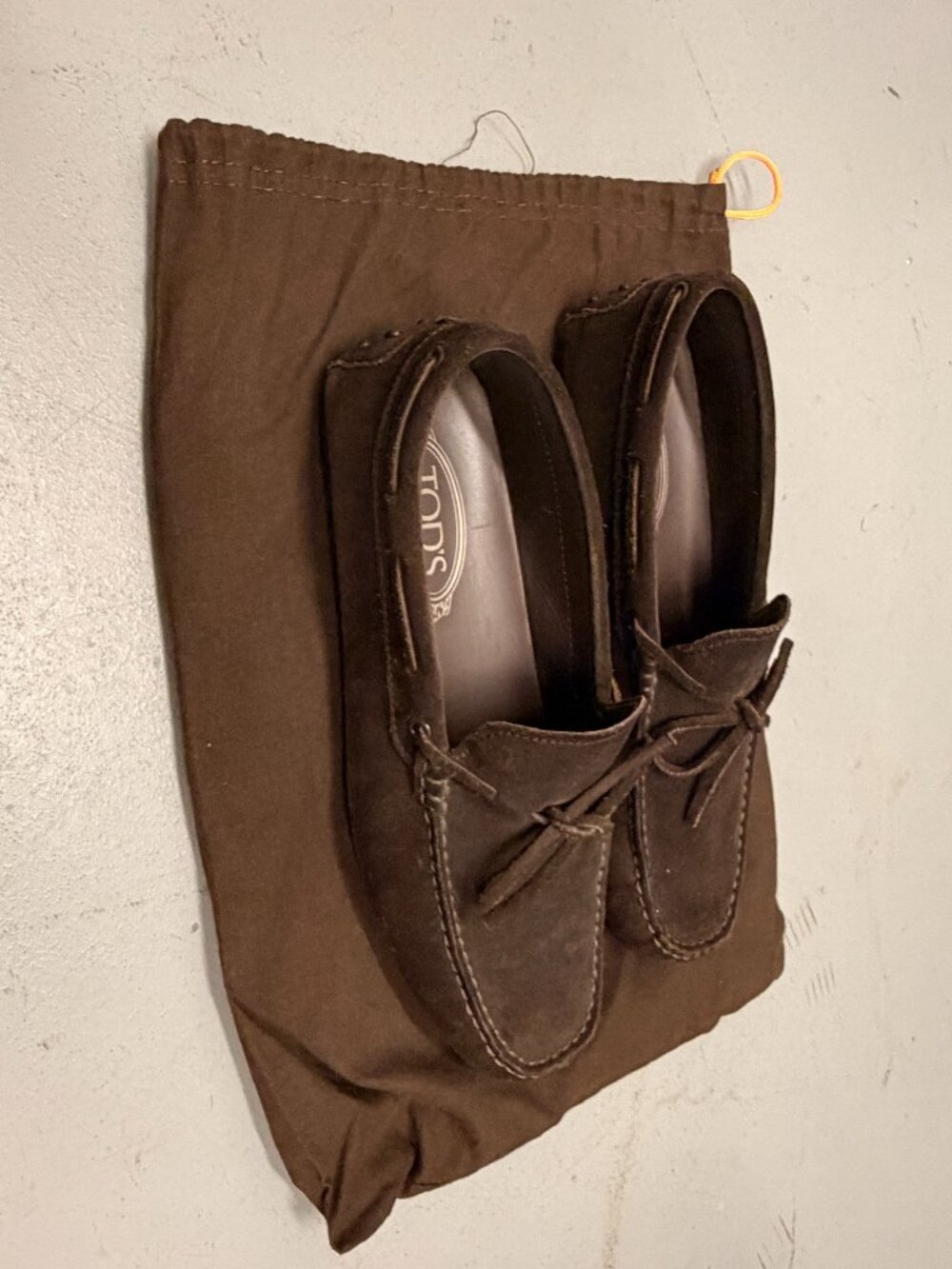 Tod's Gommino City Drivers/Loafers, Brown Suede, Men's 8 - Picture 2 of 6